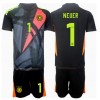 Deutschland Manuel Neuer #1 Torwart Heimtrikot EM 2024 Kurzarm (+ kurze hosen)